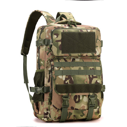 Cross-Border Wholesale New Tactical Backpack Large Capacity Simple Camouflage Backpack Multi-Functional Outdoor Travel Mountaineering Bag
