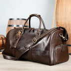 Coffee vegetable tanned leather