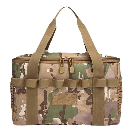 in stock Niuniu Outdoor Camping Storage Bag Large Capacity Camouflage Handbag Tear Resistant Material Tactical Bag Wholesale