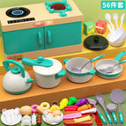 [green] large simulated stove 56-piece set