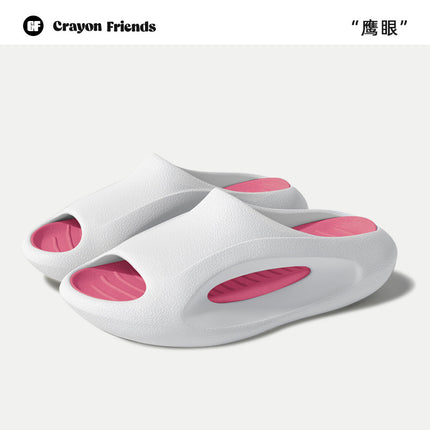 Crayonfriends Sports Slippers Men's Summer Outer Wear Non-Slip Ins Trendyy Couple Outdoor Sandals Slippers Men