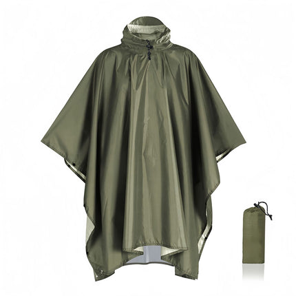 Amazon Fashion Cloak Raincoat Adult Men and Women Zipper Cloak Raincoat Poncho Backpack Cycling Outdoor Camping