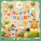 Jt-ins10 ins birthday set + [paper card packaging] + [glue and ribbon]
