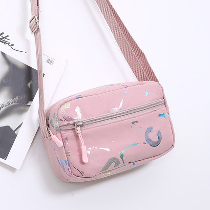New Trendy Fashion Sports Mobile Phone Bag Casual Shoulder Bag Women's Crossbody Bag Lightweight Waterproof Nylon Small Bag Women's Bag