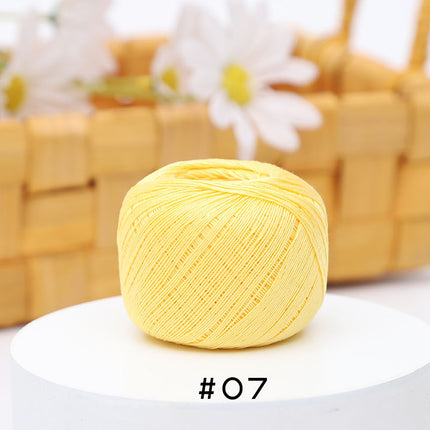 No. 10 Lace Thread Micro Hook Shuttle Weaving Handmade DIY Miniature Doll Fine Wool Crochet Ball 20g Wholesale