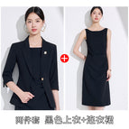 Black suit + dress / S