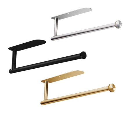 Stainless Steel Kitchen Punch-Free Nail-Free Cabinet Napkin Paper Holver Tissue Holver Preservation Film Holver Toilet Paper Holver Roll Paper Hold