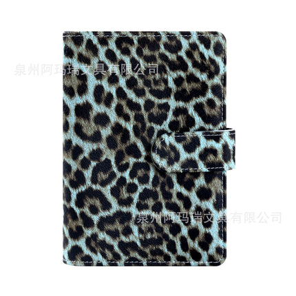 Amazon Cross-border A6 Leopard Macaron Notebook Loose-leaf Creative Cash Deposit Book Budget Plan Book