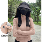 Light pink-waist slimming + built-in pockets / S