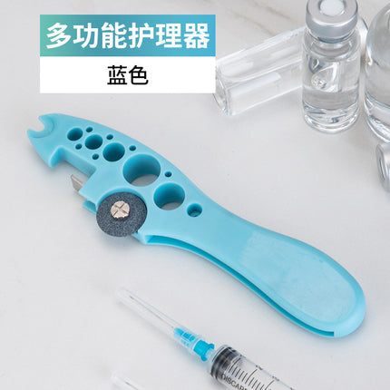 Medical Nurse Bottle Opener for Cutting Oral Liquid Ampoules, Multifunctional Small Helper with Small Grinding Wheel