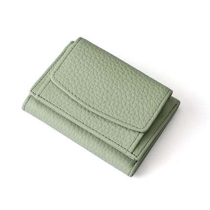 Japan Amazon Lotte Women's Genuine Leather Small Purse rfid Coin Bag Wallet Foreign Trade Mini Short Money Cloth