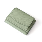 Matsuoka [light green] inside and outside full head layer cowhide / 10*7*3CM