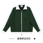 Dark green with jade white / S