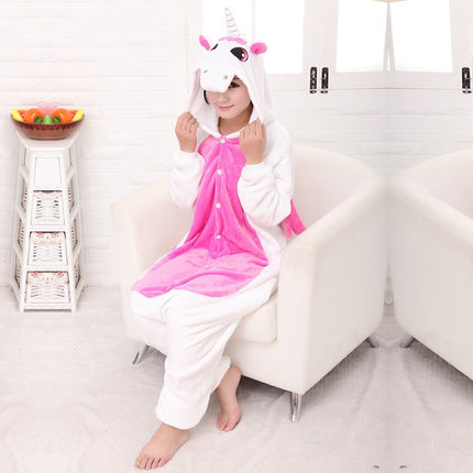 Mixed batch autumn and winter flannel adult cartoon conjoined animal pajamas cheese cat home clothes thick toilet wholesale