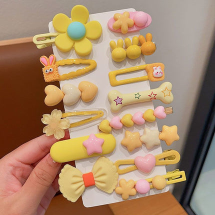 Children's Hairpin Headdress Girl's Bangs Side Girl Cute Clip Bb New Baby Clip Hairpin Hair Accessories