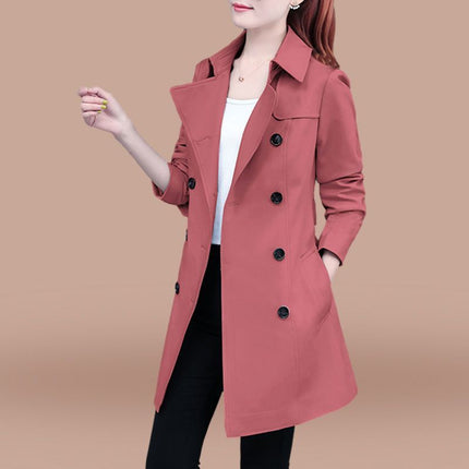 Women's Windbreaker 2025 Autumn New Style Short Slim Fit Women's Coat Mid-Length Waistcoat
