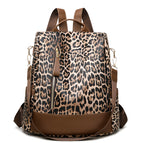 White leopard print