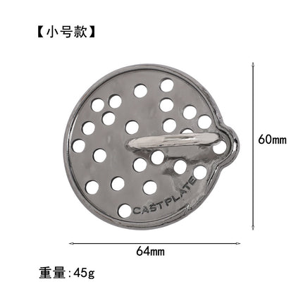 [Small size] zinc alloy unlock Kong Ming lock magic alloy educational toys nine-chain intelligence unlock ring buckle
