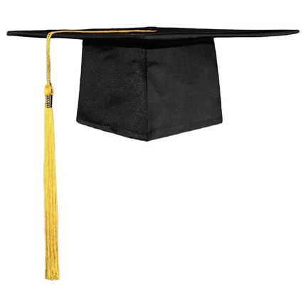 Factory in stock Senior high school graduation cap 18-year-old graduation ceremony bachelor cap wholesale adult hat printing embroidery