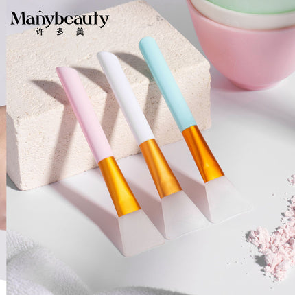 Silicone Mask Bowl, Soft Mask Bowl, Spoon Stick, Mixing Tool, Three-Piece Set, Scraper, Beauty Salon Facial Spa Special