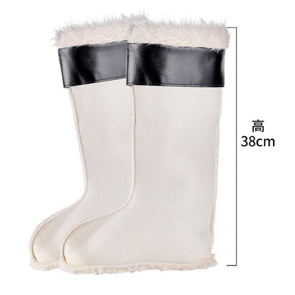 Winter rain boots fleece-lined inner cover warm liner thickened long fleece cover high fleece rain boots cotton cover plush socks cover