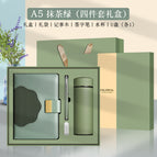 O1-matcha green-metal pen + water cup + u disk [luxury u disk model]