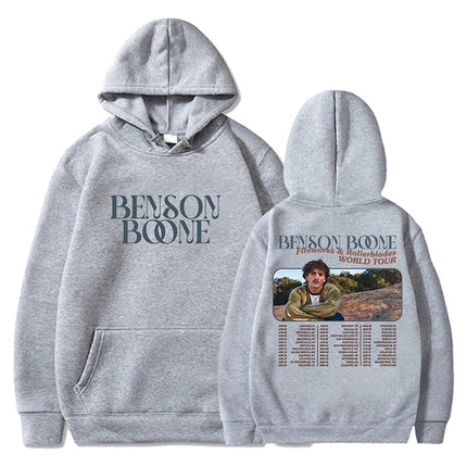 Cross-border BENSON BOONE Benson Boone Hoodie Amazon Autumn and Winter Casual Sweater Men's and Women's Hoodie