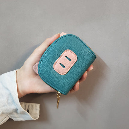 Ins New Pig Card Bag Cute Female Student Coin Purse Fashion Zipper Leather Bag Wallet Korean Style All-match Trend
