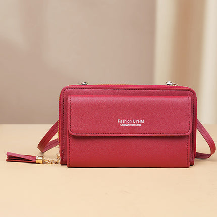 Factory Wholesale Mobile Phone Bag Women's Small Crossbody Shoulder Bag Multifunctional Multi-Card Holder Mini Small Bag Wallet