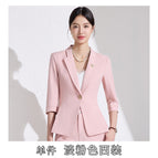 Single piece light pink suit / S