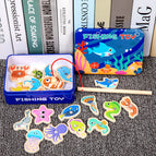 20 fish + 1 fishing rod [in iron box]