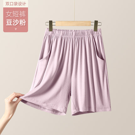 Summer Women's Modal Pajama Pants Home Pants Outwear Shorts Five-point Pants Loose Thin Sports Mid-waist New Style