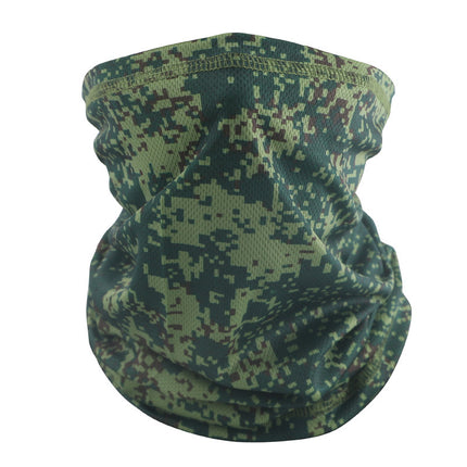 Thin Riding Mask Outdoor Camouflage Multifunctional Magic Headscarf Breathable Sweat Absorbing Neck Mesh Scarf Cross Border