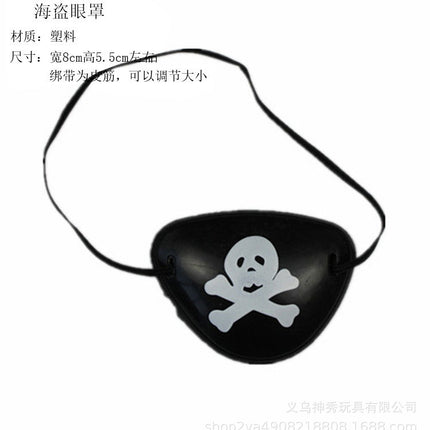 Cos Halloween Plastic Pirate Hook Props Prom Dress up Pirates of the Caribbean Gun Zorro Sword Mask