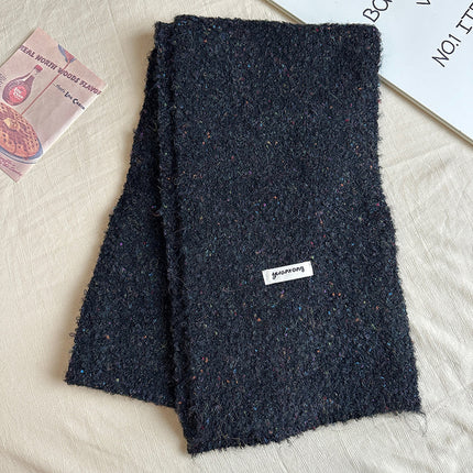 Winter Magic ~ Wool Circle Yarn Colorful Dot Scarf Small Fresh All-match Sweet Autumn and Winter Warm Scarf