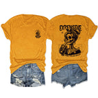 Mustard yellow front chest (black color picture) / S
