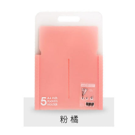 Portable organ bag transparent folder a4 large capacity student examination paper storage bag bill file classification storage bag