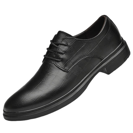 Summer Genuine Leather Hollow-out Leather Shoes High-end Gentleman Middle-aged Youth Office Business Breathable Dress Leather Shoes for Men