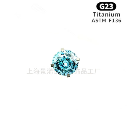 F136 Titanium Alloy Cross-border Bird's Nest Cut Earrings Earrings Earrings Ear Bone Ear Nail Accessories