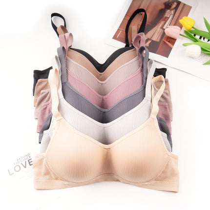 Shantou Factory in stock Women's Bra Lightweight Breathable Comfortable Traceless Underwear Push-up Bra
