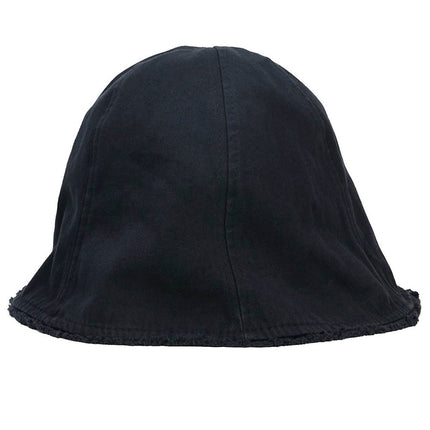 Japanese Versatile Plain Bucket Hat for Spring and Autumn, Sunshade Hat for Large Head Circumference, Women's Fisherman Hat, Face-Covering, Face-Slimming Small Bucket Hat