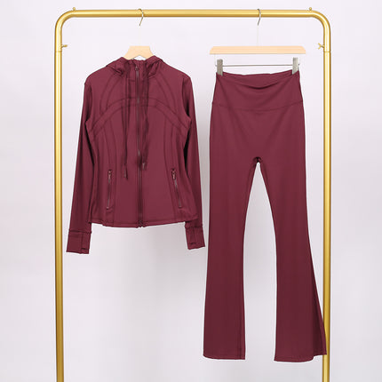 Lulu Df Stand-Up Collar Jacket Short Coat Tight-Fitting Stand-Up Collar Stretch Jacket with Gold Zipper Fitness Yoga Wear