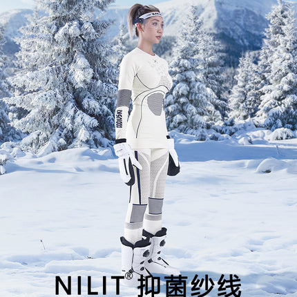 oddivski Professional Ski Quick-drying Clothes for Women and Men Compression Sweat-wicking Antibacterial Underwear Ski-wicking Basic Layer