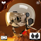 One size fits all / 3c starlight gray [electroplated short visor] heatmax all-season detachable ear protection