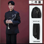 Black mid-mountain clothing + trousers / S