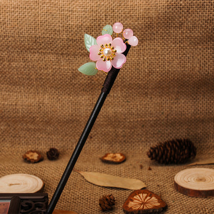 New Year Red Festive Chinese Style Hairpin Palace Style Tassel Walking Hair Hairpin Retro Hanfu Ancient Dress Cheongsam Hair Accessories Women