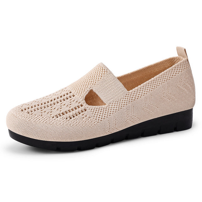 Women's New Breathable Clogs Cross-Border Dropshipping Large Size Women's Shoes Slip-On Casual Comfortable Soft-Soled Mom Shoes