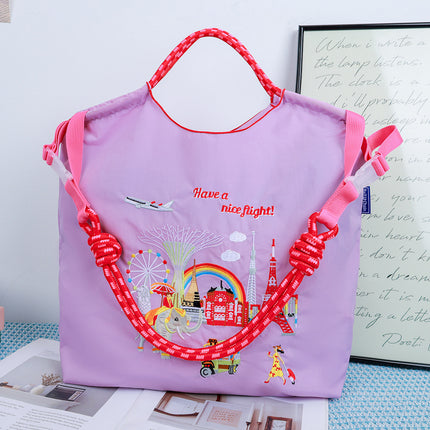 New Canvas Bag Embroidered Shopping Bag Tote Bag Large Capacity Bag Women's Handbag Crossbody Bag