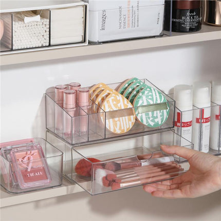 Mirror Cabinet Storage Box Bathroom Cabinet Shelf Bathroom Drawer Cosmetics Organizer Layered Divider Tool