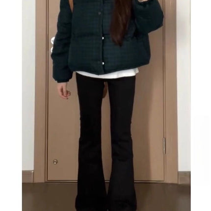 Black Extended Flared Jeans for Women, Spring New High-Waisted Stretchy Slimming Tall Floor-Length Bootcut Pants